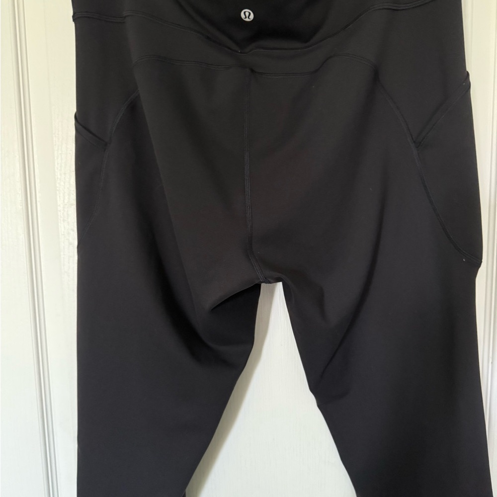 Lululemon Invigorate Crop Black Leggings
